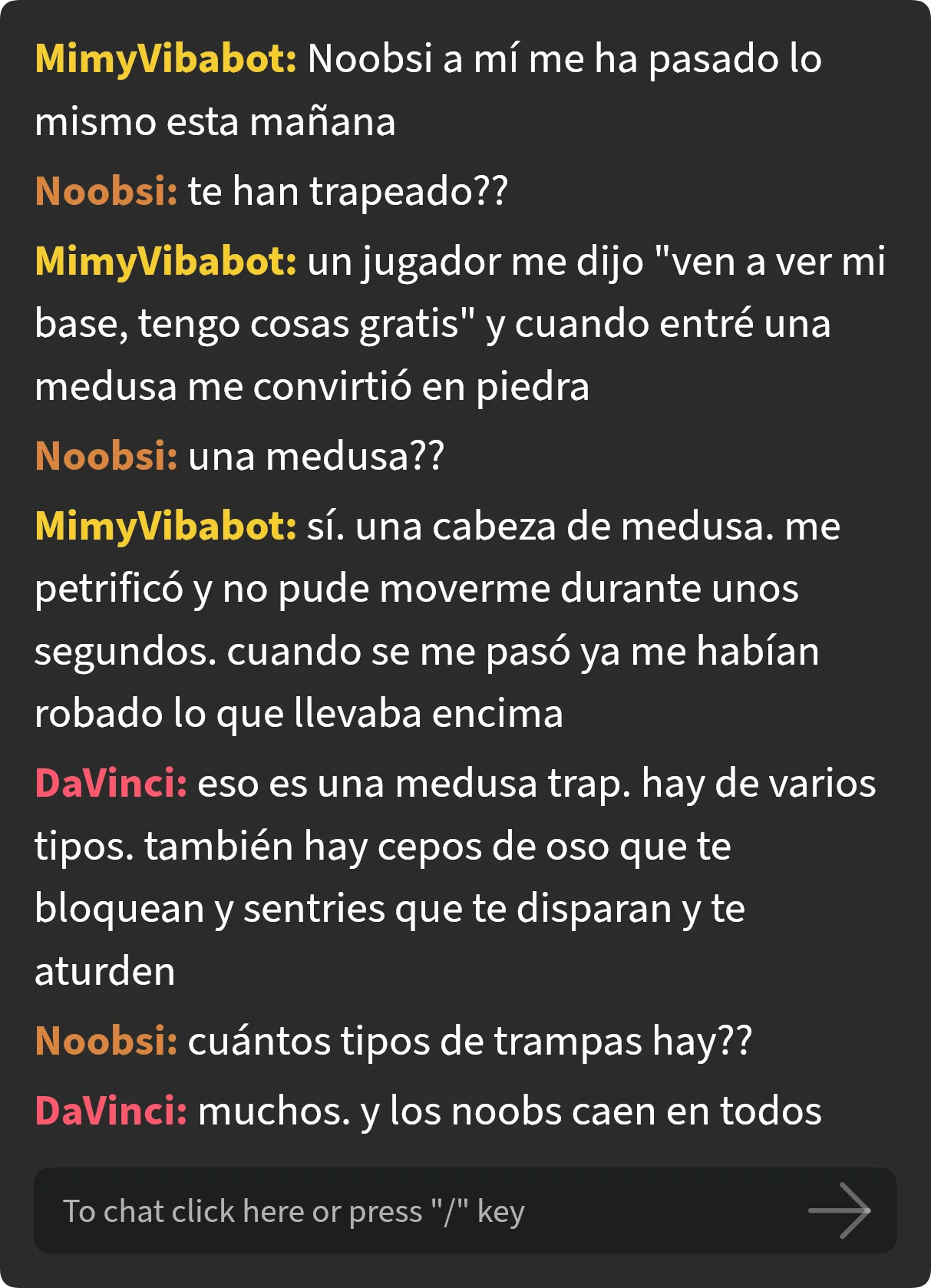 Chat de Roblox — Robux